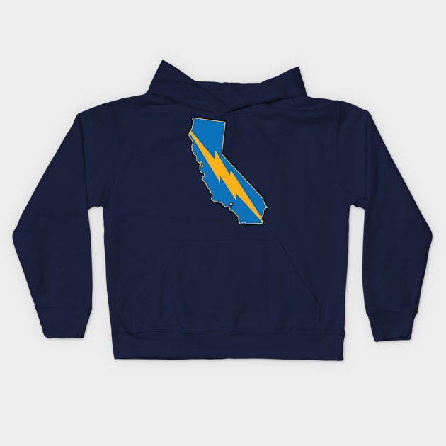 Los Angeles Football Kids Hoodie by doctorheadly